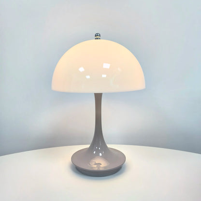 Dimmable LED Mushroom Table Lamp – USB Rechargeable Light