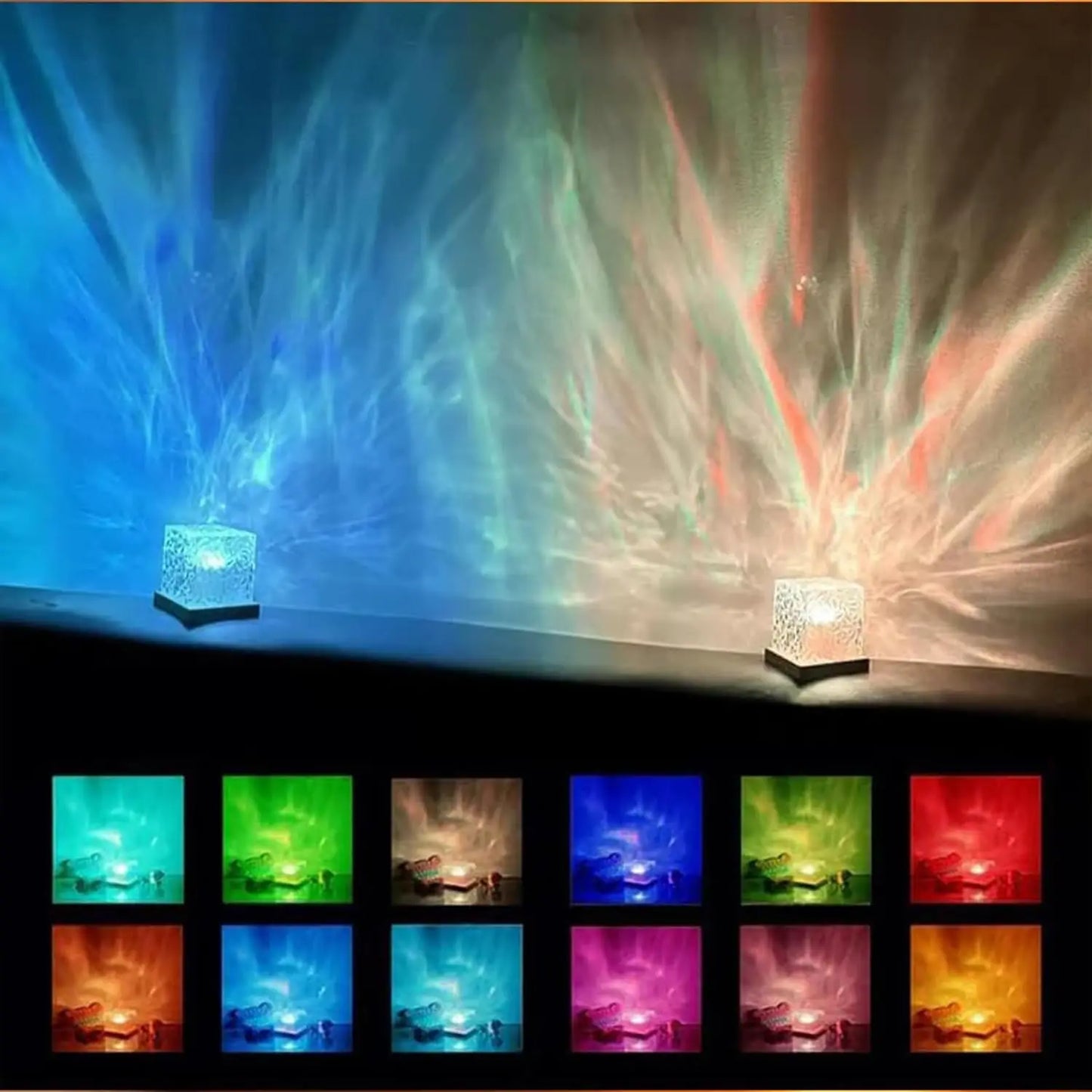 16-Color Ocean Wave Projector